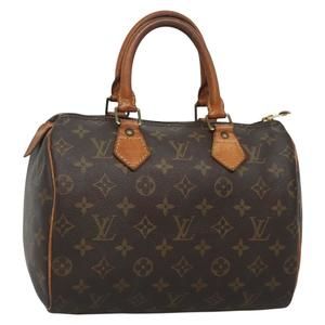 LOUIS VUITTON Monogram Speedy 25 Hand Bag M41528 LV Auth am8859